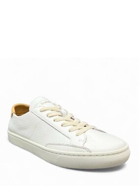 NEW Soludos The Ibiza Classic Sneaker White Tan Leather Women’s Shoe Size 7 New